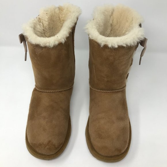 ugg Shoes - UGG Women/ Big Girl Chestnut 5 Bow Design Boots